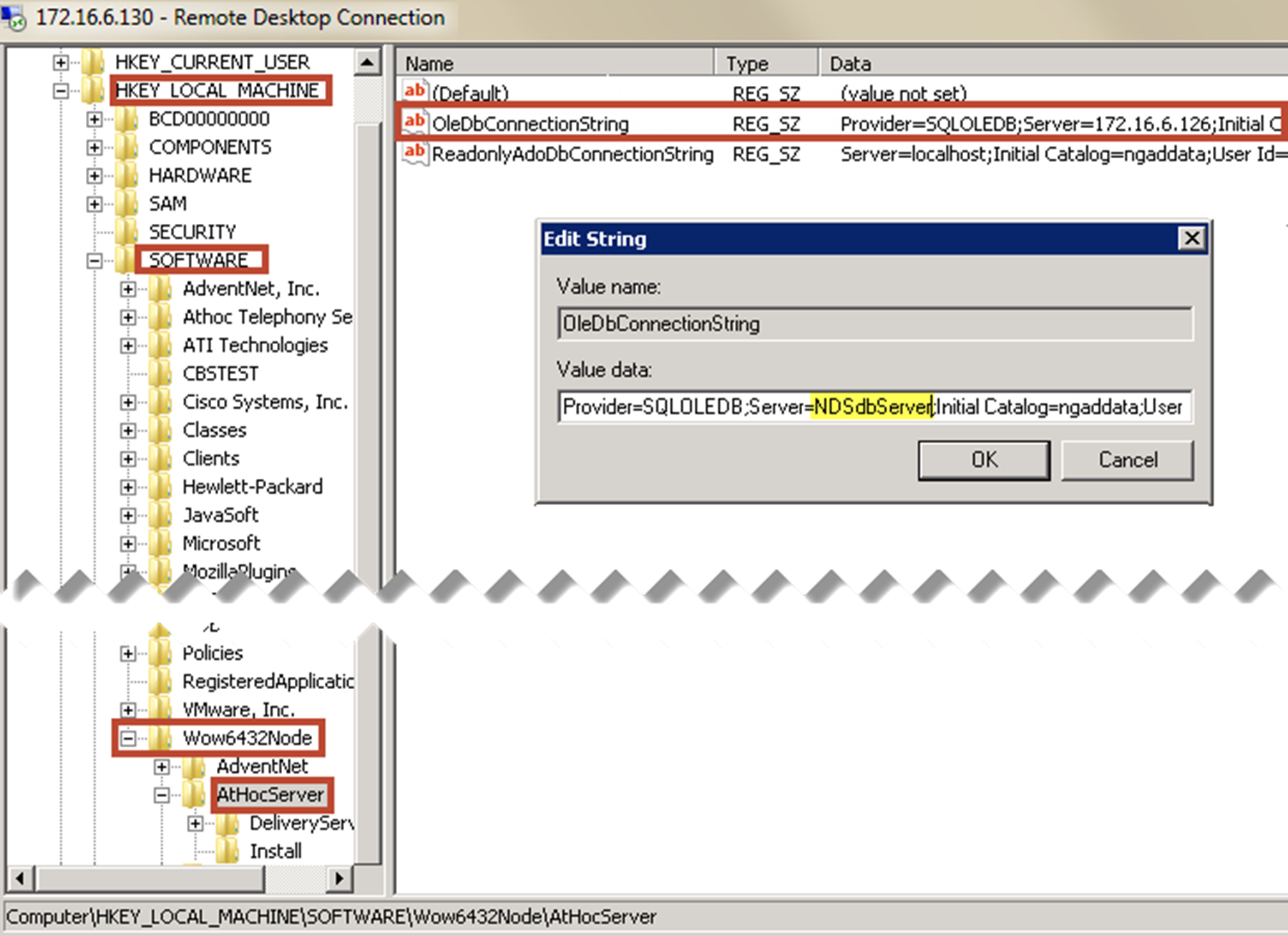 HKEY LOCAL Machine folder