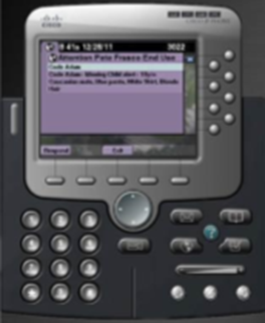 Cisco IP Phone alert audio
