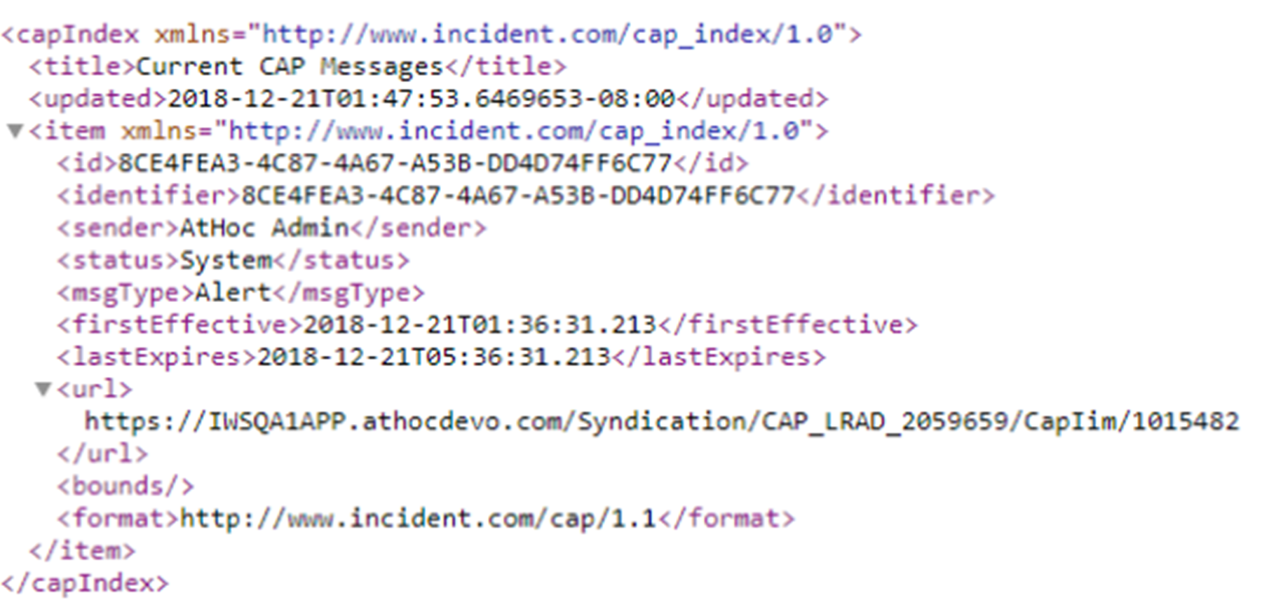 The CapIndex file
